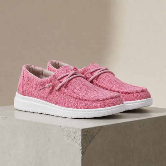 Women's Breathable Canvas Slip-On Sneakers