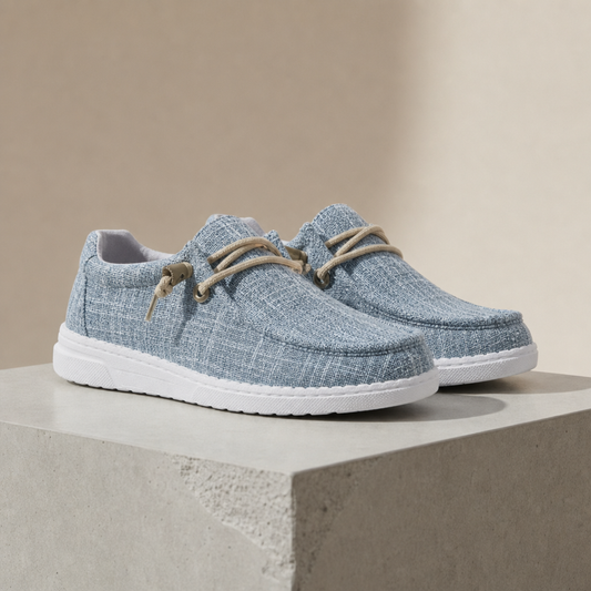 Women's Breathable Canvas Slip-On Sneakers