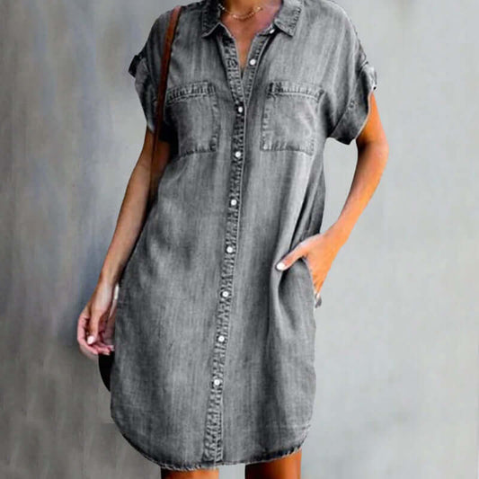 Malou Denim Midi Dress
