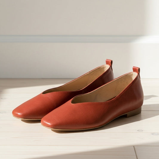 Women's Round Toe Low Heel Slip-On Loafers