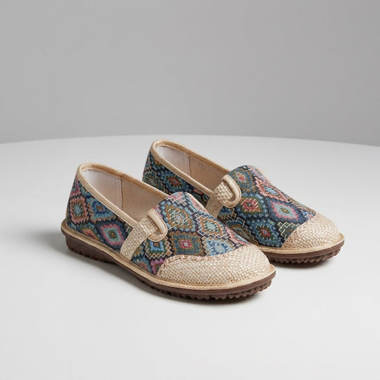 Women's Ethnic Pattern Soft Sole Casual Sneakers