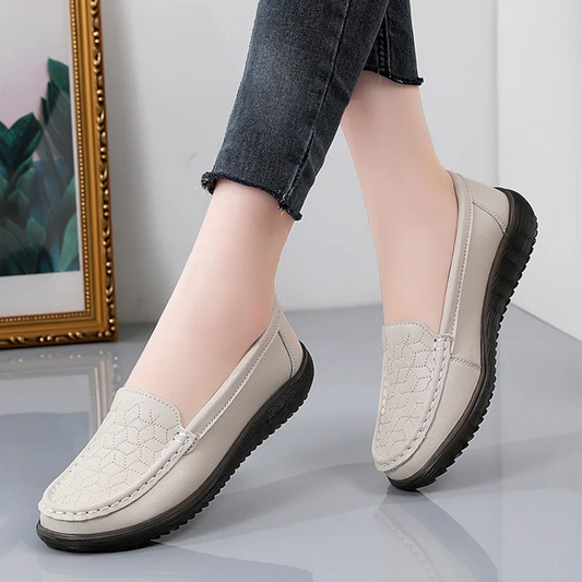 Women's Embossed Leather Loafer