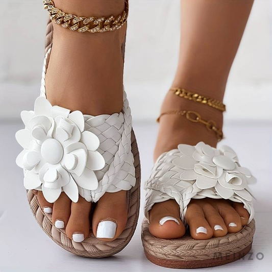 Women's Woven Strap Open Toe Sandals