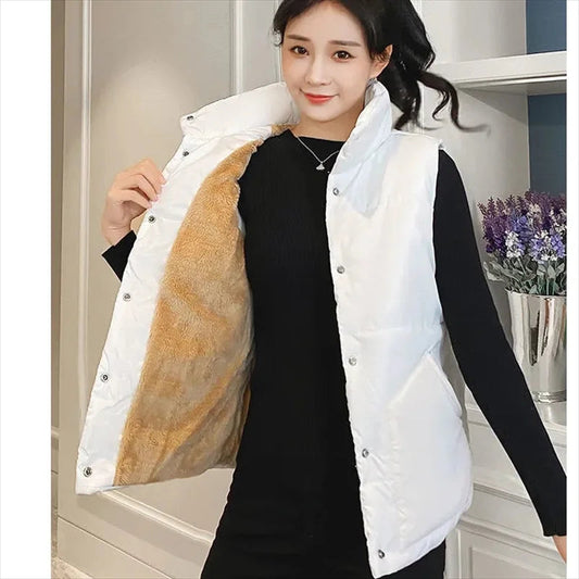Women's Long Quilted Sleeveless Bodywarmer