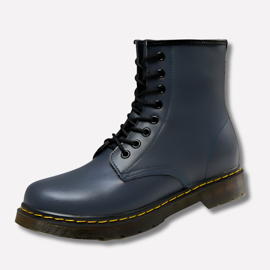Classic Lace-Up Boots with Subtle Heel