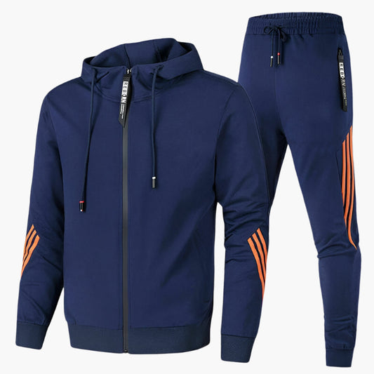 Men's Two-Piece Tracksuit Hoodie and Jogger Set