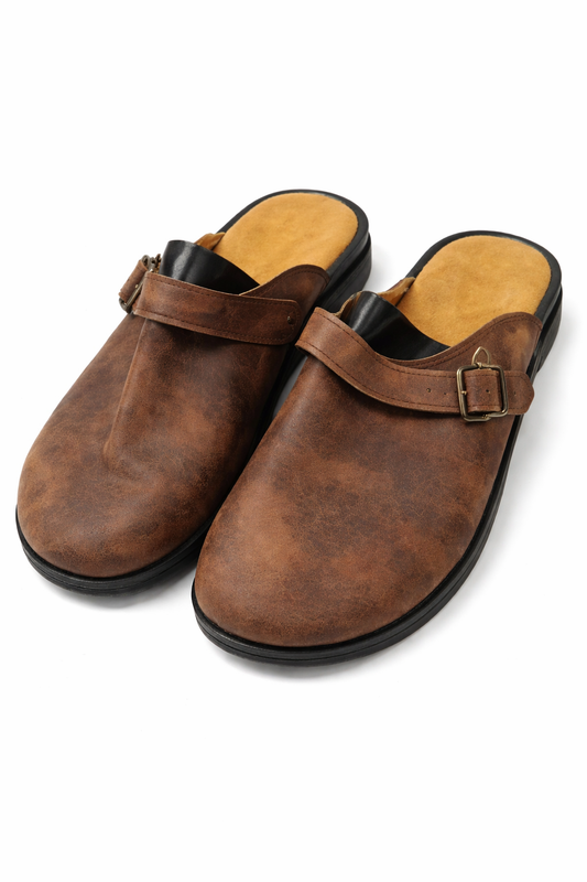 Men's Orthopedic Cushioned Slip On Mules