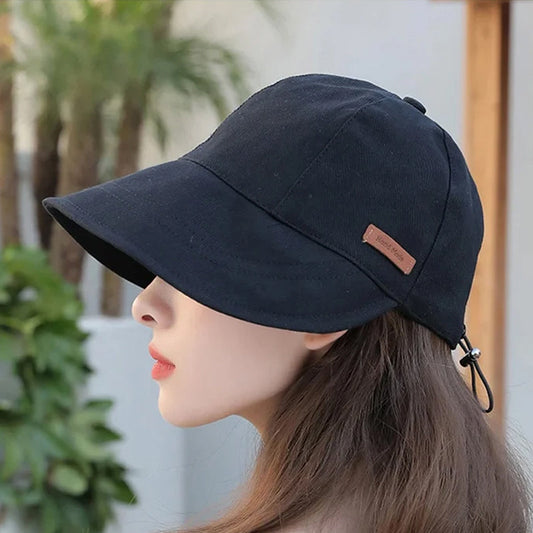 Foldable Wide Brim UV Sun Hat With Mesh Vents
