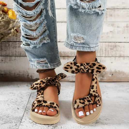 Women's Leopard Print Flat Shoes