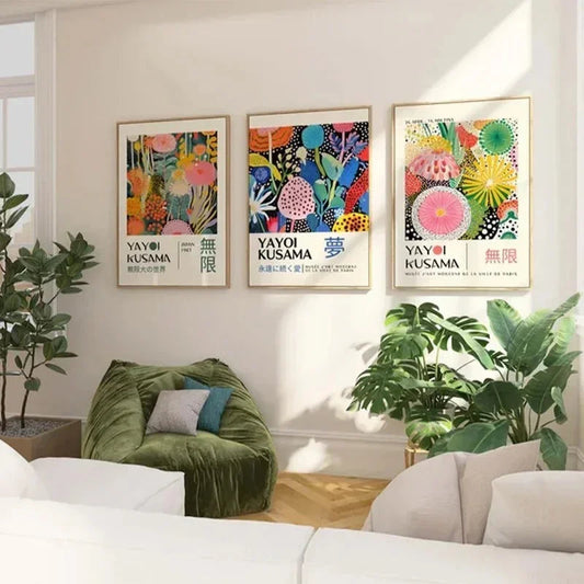 Japanese Inspired Canvas Wall Art Print