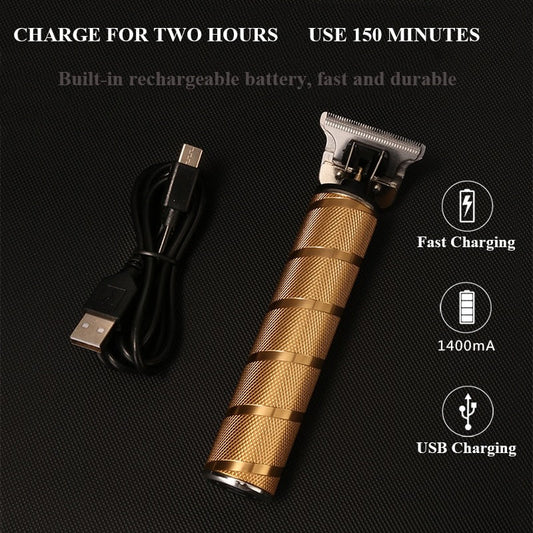 3 in 1 Cordless Hair Trimmer Set with Outliner and Foil Shaver