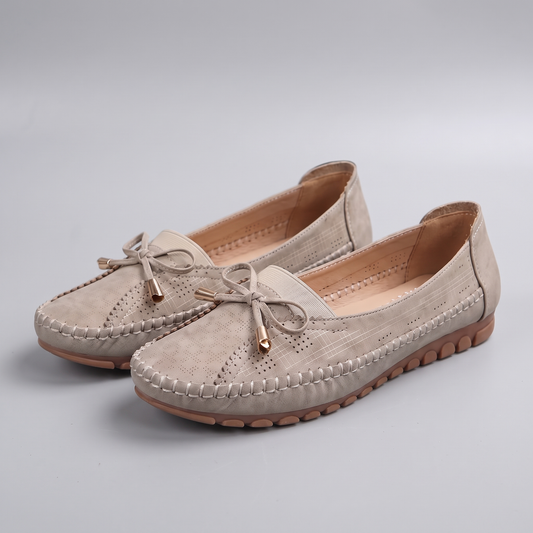 Cushioned Faux Leather Orthopedic Trainers
