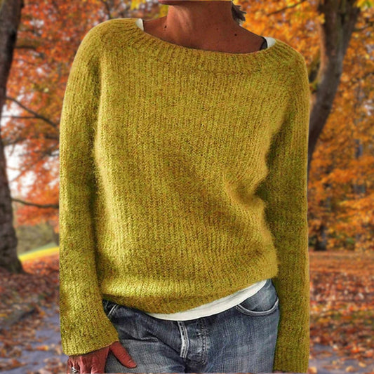 Classic Crew Neck Knit Sweater