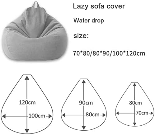 Plush Bean Bag Chair Cover Teen and Adult