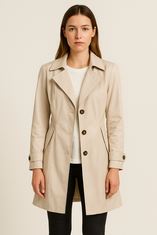 Elegant Women's Trench Coat for Everyday and Office