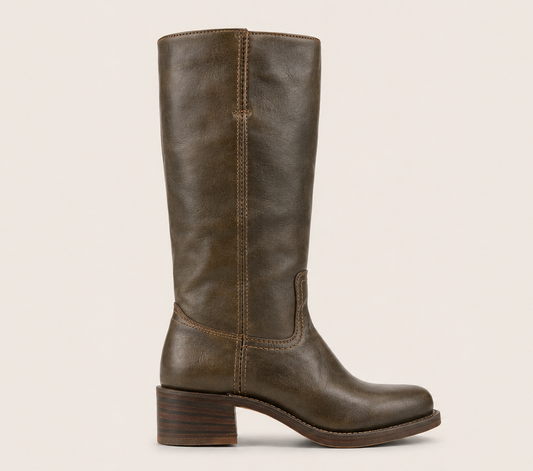 Side-Zip Premium Leather Ankle Boots