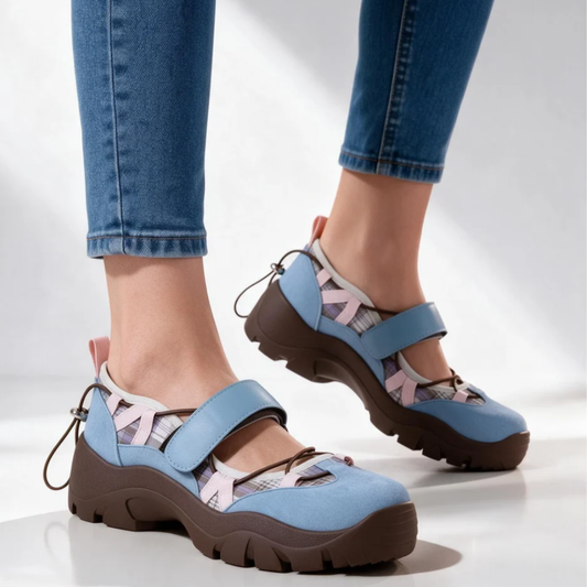 Women's Chunky Sole Mary Jane Trail Sneakers