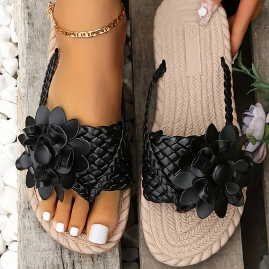 Women's Woven Strap Open Toe Sandals