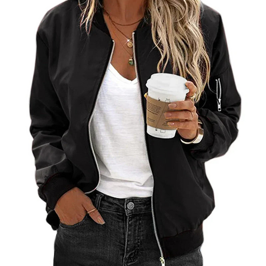 Women's Bomber Jacket – Slim Fit – Cold-Weather Streetwear
