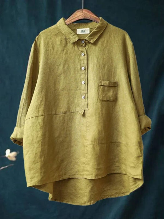 Printed Long Sleeve Lightweight Summer Blouse