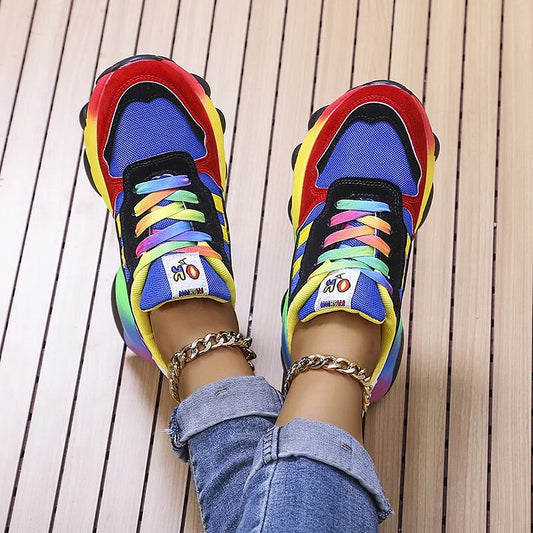 Women's Orthopedic Rainbow Comfort Shoes