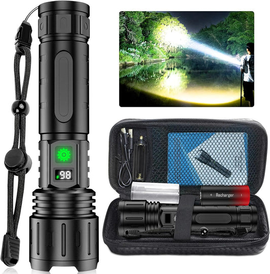 Tactical LED Torch With 100000 Lumen Output