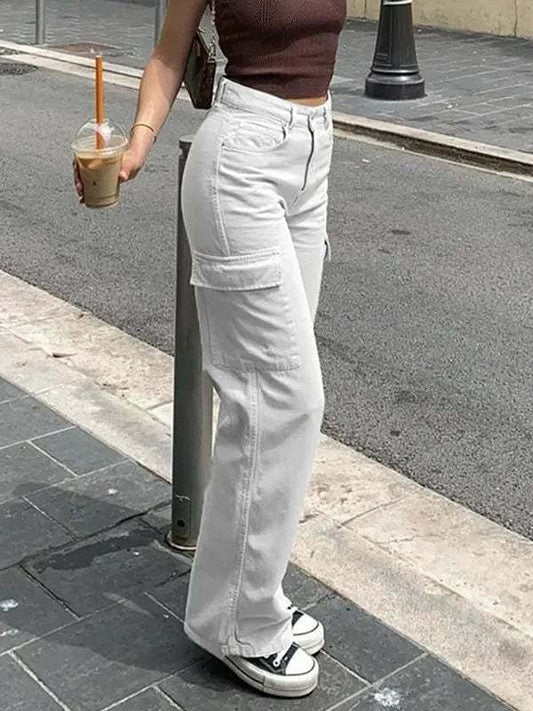 Multi Pocket Cargo Jeans