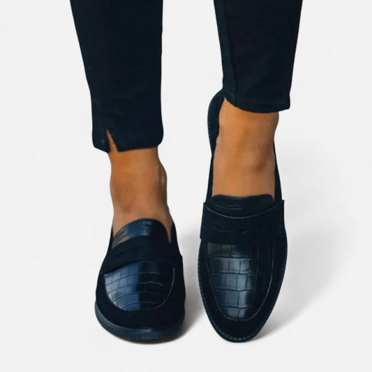 Classic Slip-On Leather-Style Loafers
