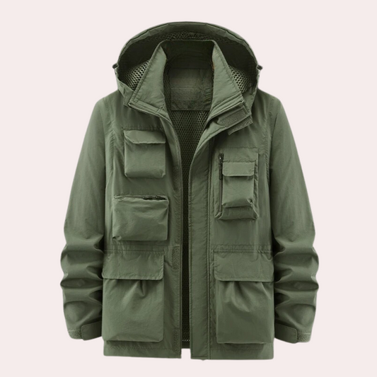Regular Fit Hooded Winter Parka Jacket