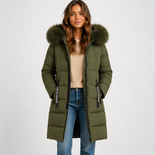 Heliora | Long Hooded Insulated Winter Parka