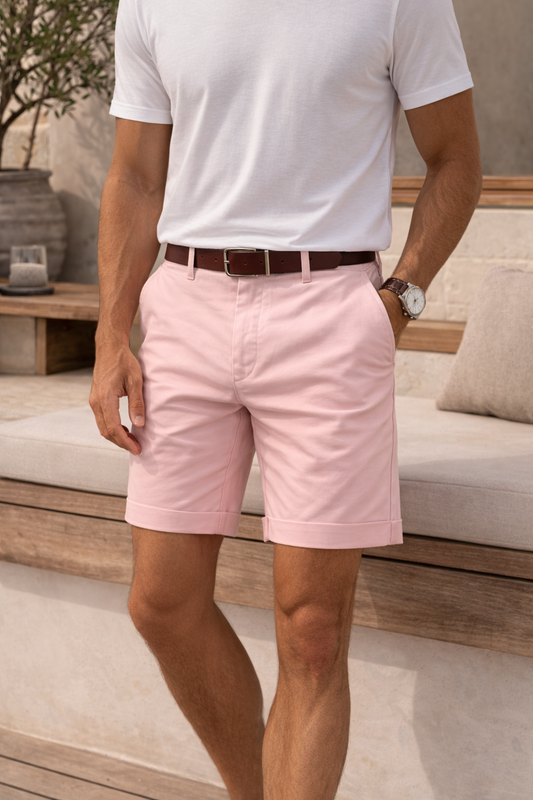 Men's Structured Twill Walking Shorts