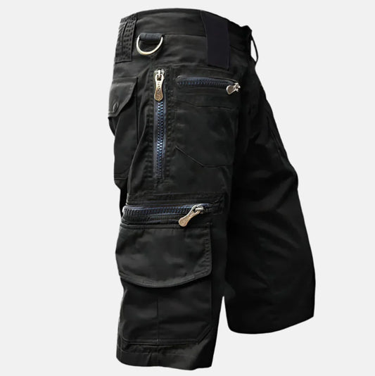 Men's Knee-Length Utility Cargo Shorts