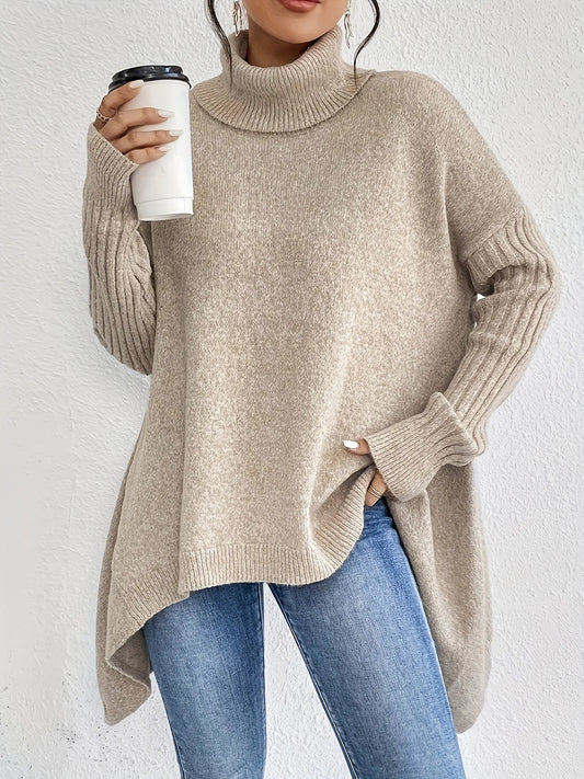 Soft Oversized Turtleneck Sweater