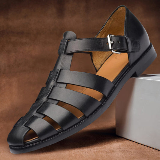 Men's PU Leather Fisherman Sandals