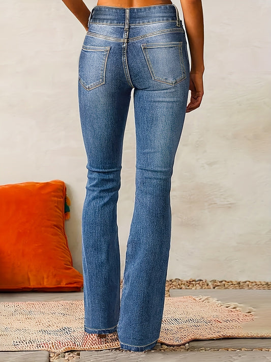 Women's High Rise Stretch Bootcut Jeans