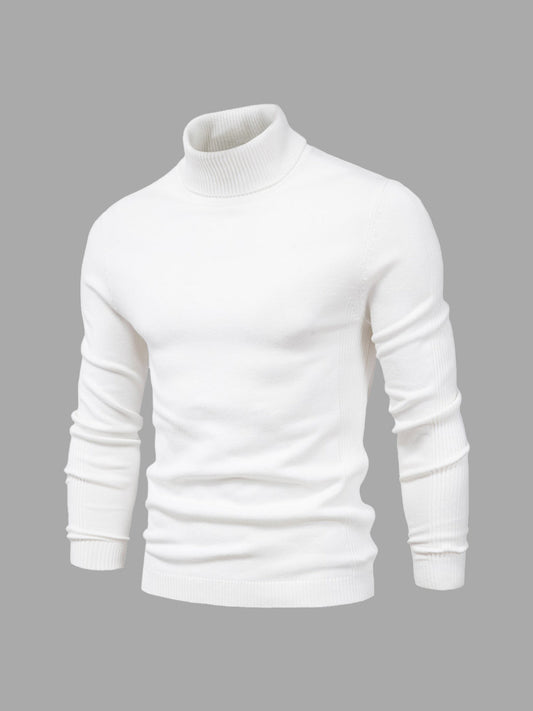 Men's Machine Washable Turtleneck Sweater