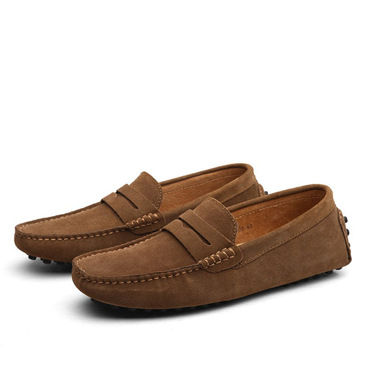 Men's Casual Suede Slip-On Loafers