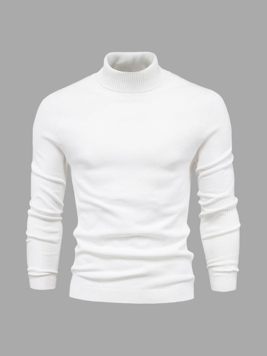Men's Machine Washable Turtleneck Sweater
