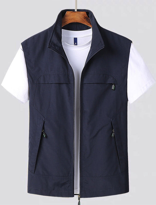Quick-Dry Breathable Zip Vest