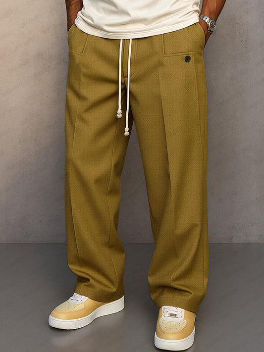 Relaxed Fit Drawstring Jogger Pants
