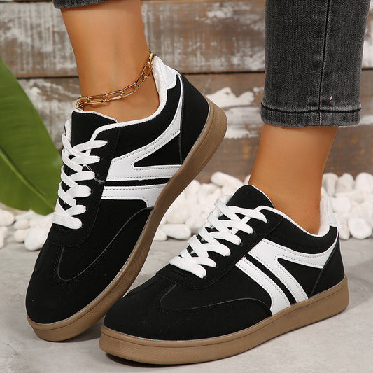 Orthopedic Wide Fit Lace-Up Sneakers
