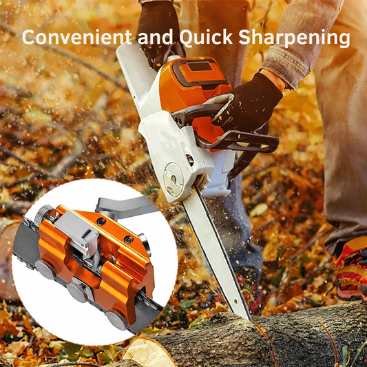 Manual Chainsaw Chain Sharpener for Garden and Workshop