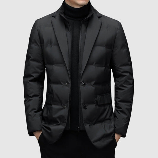 Men's Slim Fit Puffer Down Jacket for Winter
