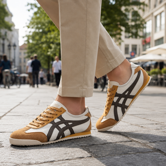 Armin Retro Geometric Print Sneakers