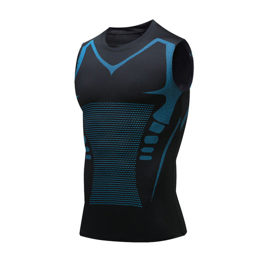 Men's Compression Tank Top in Breathable Stretch Fabric