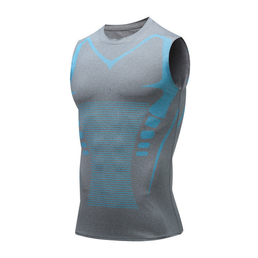 Men's Compression Tank Top in Breathable Stretch Fabric