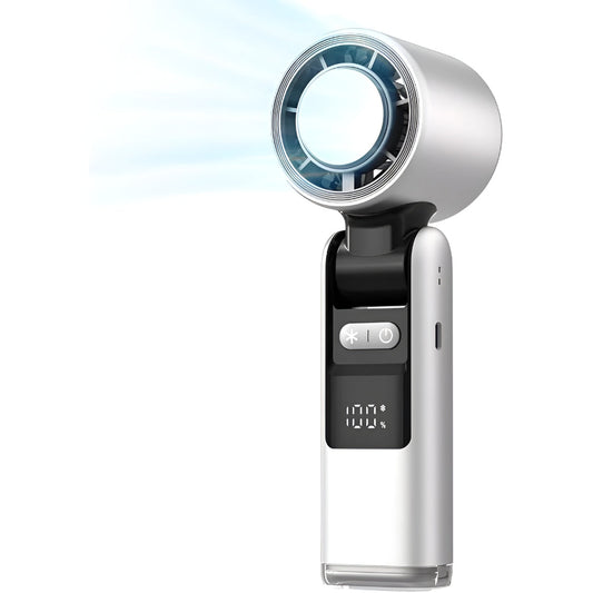 Portable USB Handheld Fan With Speed Display