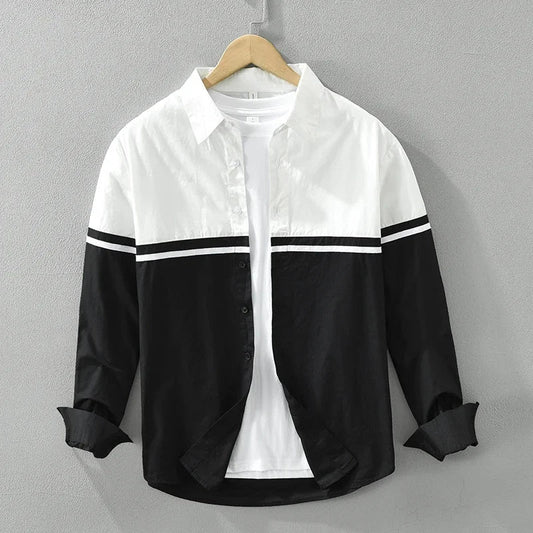 Textured Weave Long Sleeve Shirt