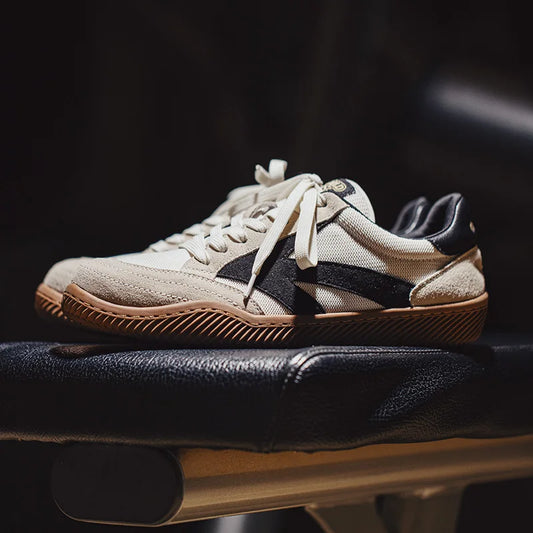Retro Suede Low Top Cushioned Sneakers