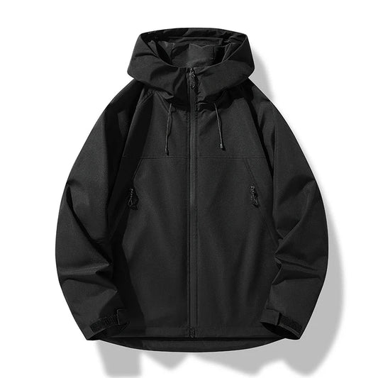Men's Waterproof Hooded Shell Jacket